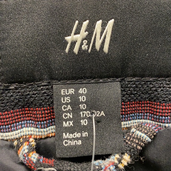 H&M Printed Blazer Jacket, size Medium/10 - Picture 3 of 4